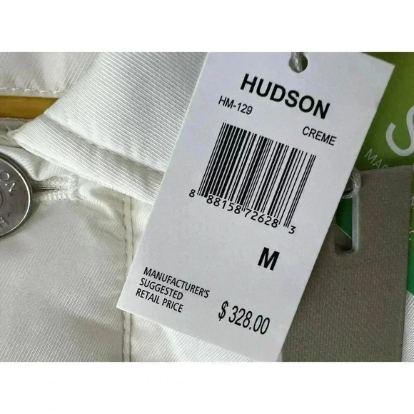 Hudson Quilted Puffer Trucker Jacket Coat Free Thinkers Women Medium NEW - Picture 5 of 8